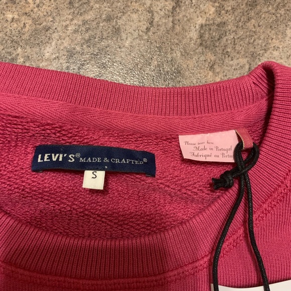 LEVI'S MADE & CRAFTED Boxy Fit Short Sleeve Pink - Picture 4 of 7